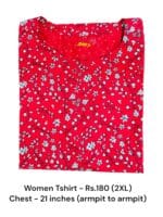 Women T Shirt (2XL Size) - N1