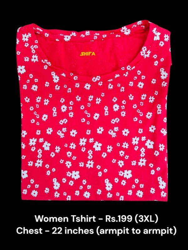 Women T Shirt (3XL Size) - N1