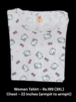Women T Shirt (3XL Size) - N3