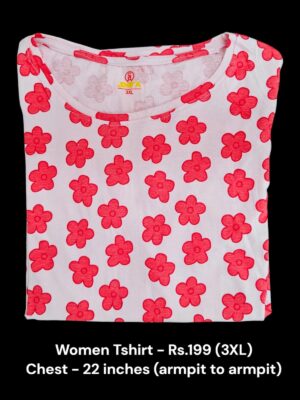 Women T Shirt (3XL Size) - N5
