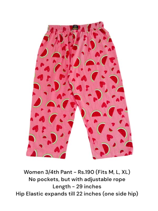 Women's 3/4th Pant (M/L/XL Size) - 03