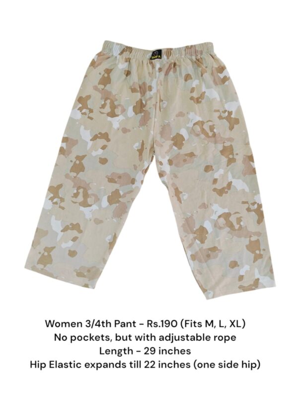 Women's 3/4th Pant (M/L/XL Size) - 01