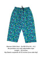 Women's 3/4th Pant (M/L/XL Size) - 09