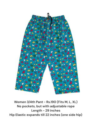 Women's 3/4th Pant (M/L/XL Size) - 09
