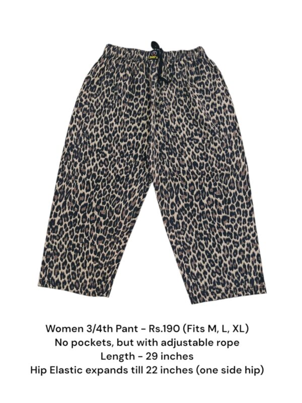 Women's 3/4th Pant (M/L/XL Size) - 07