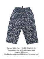 Women's 3/4th Pant (M/L/XL Size) - 11