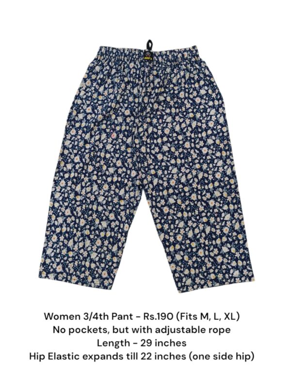 Women's 3/4th Pant (M/L/XL Size) - 11