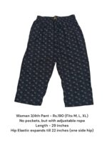 Women's 3/4th Pant (M/L/XL Size) - 12