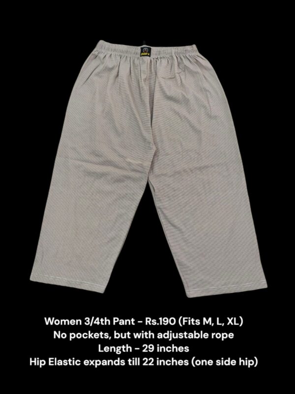 Women's 3/4th Pant (M/L/XL Size) - 15