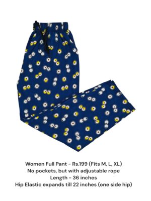 Women's Full Pant without Pockets (M/L/XL Size) - 14