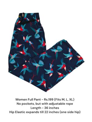 Women's Full Pant without Pockets (M/L/XL Size) - 09