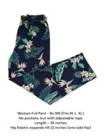 Women's Full Pant without Pockets (M/L/XL Size) - 08