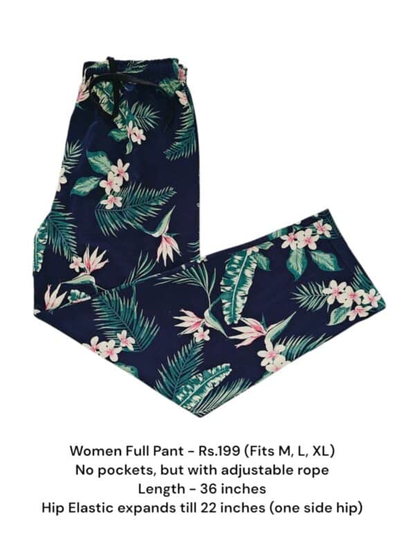Women's Full Pant without Pockets (M/L/XL Size) - 08