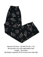 Women's Full Pant without Pockets (M/L/XL Size) - 02