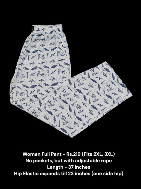 Women's Full Pant without Pockets (2XL/3XL Size) - 10