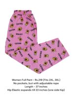 Women's Full Pant without Pockets (2XL/3XL Size) - 03