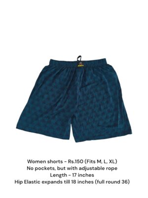 Women Shorts with NO Pockets  - 03 (M/L/XL)