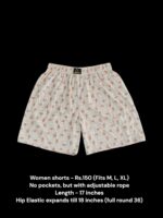Women Shorts with NO Pockets  - 04 (M/L/XL)