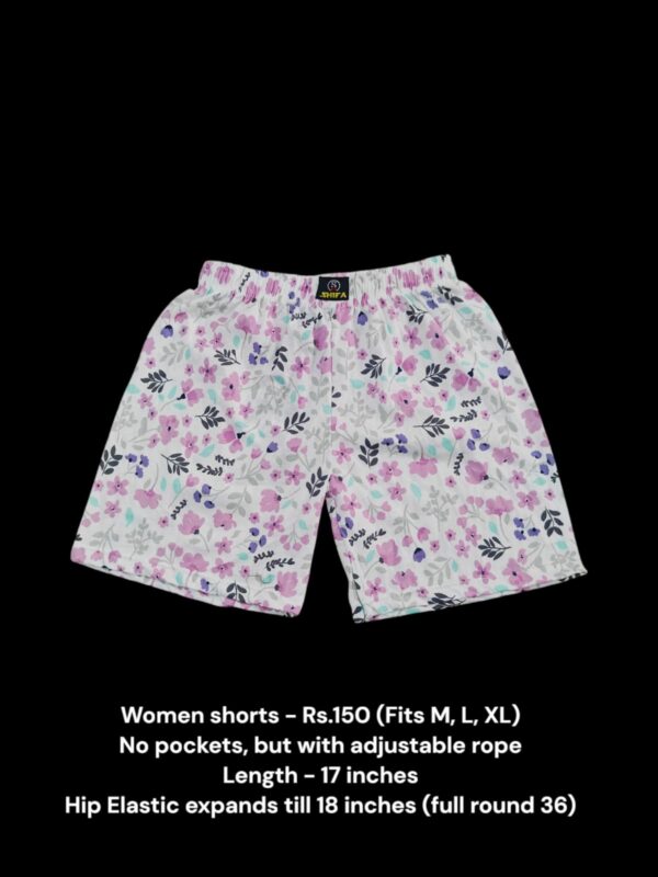 Women Shorts with NO Pockets  - 01 (M/L/XL)