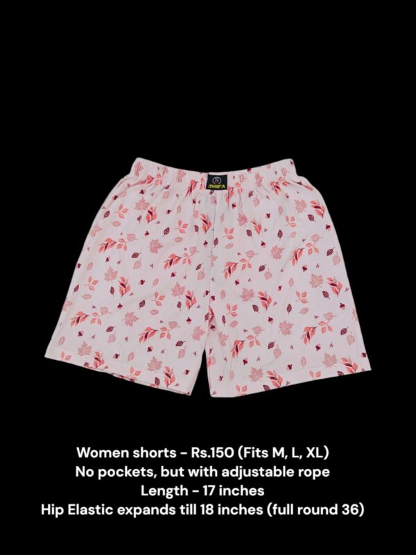 Women Shorts with NO Pockets  - 05 (M/L/XL)