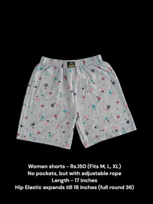 Women Shorts with NO Pockets  - 06 (M/L/XL)