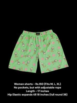 Women Shorts with NO Pockets  - 10 (M/L/XL)