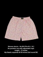 Women Shorts with NO Pockets  - 11 (M/L/XL)