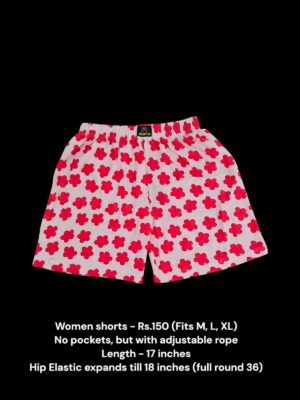 Women Shorts with NO Pockets  - 14 (M/L/XL)