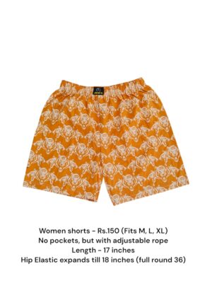 Women Shorts with NO Pockets  - 18 (M/L/XL)