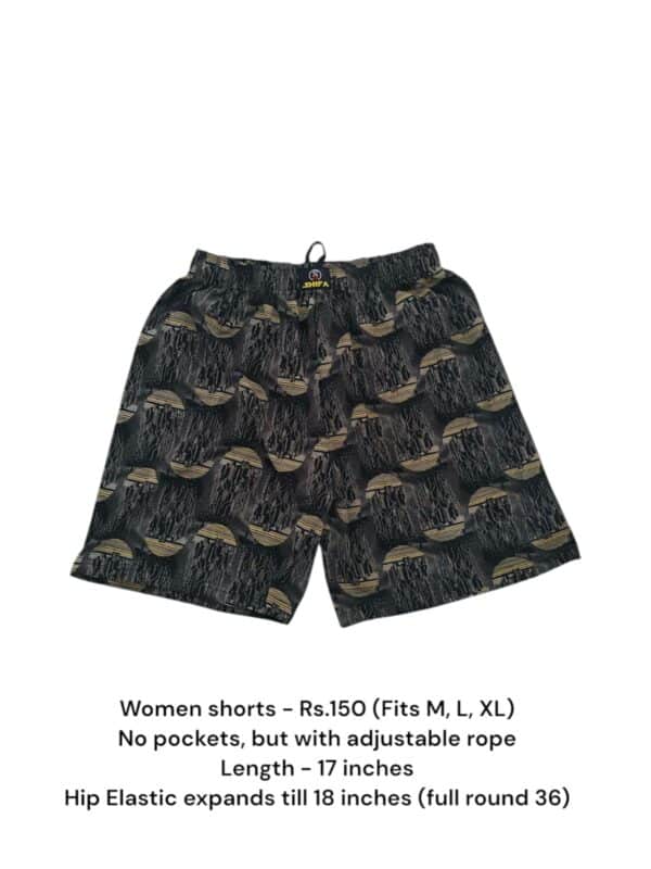 Women Shorts with NO Pockets  - 24 (M/L/XL)