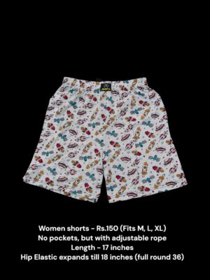 Women Shorts with NO Pockets  - 29 (M/L/XL)