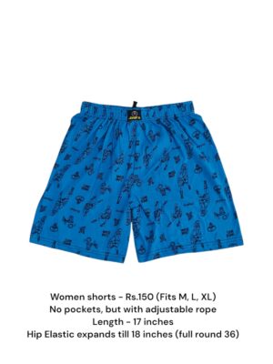 Women Shorts with NO Pockets  - 30 (M/L/XL)