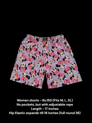 Women Shorts with NO Pockets  - 32 (M/L/XL)