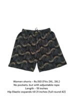 Women Shorts with NO Pockets  - 05 (2XL/3XL)