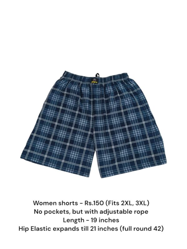 Women Shorts with NO Pockets  - 09 (2XL/3XL)