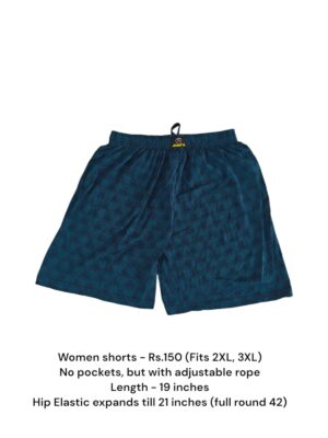 Women Shorts with NO Pockets  - 12 (2XL/3XL)