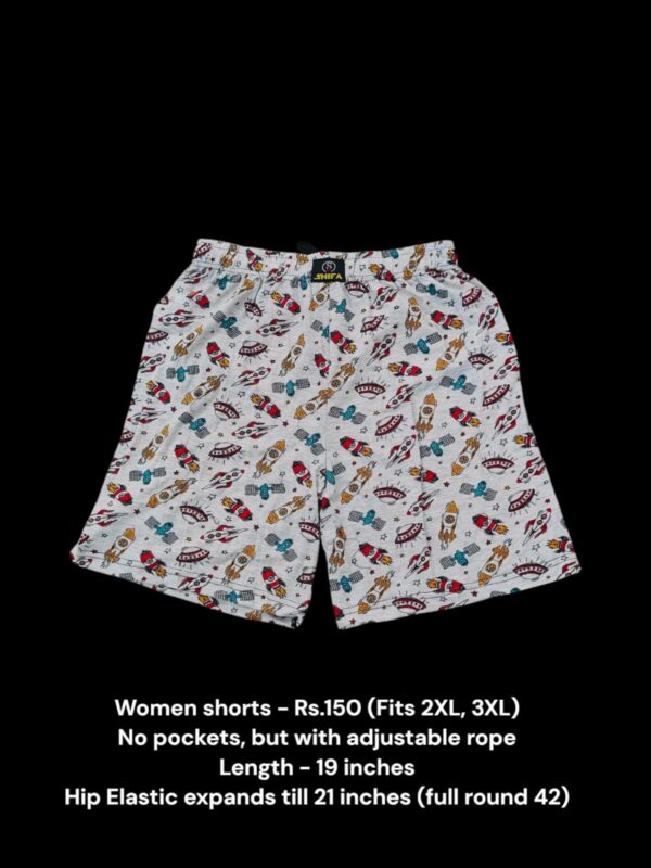 Women Shorts with NO Pockets  - 13 (2XL/3XL)