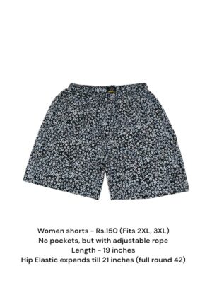 Women Shorts with NO Pockets  - 15 (2XL/3XL)