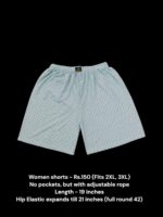 Women Shorts with NO Pockets  - 20 (2XL/3XL)