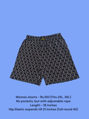Women Shorts with NO Pockets  - 22 (2XL/3XL)