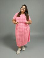 Maternity Comfy Wear - Baby Pink Hearts