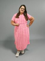 Maternity Comfy Wear - Baby Pink Hearts