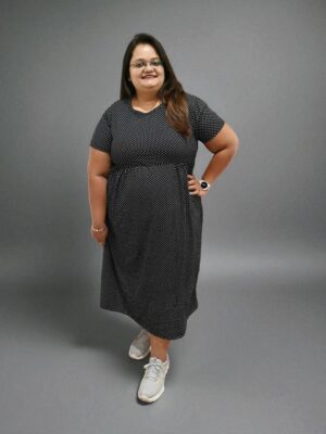 All Day Comfy Wear (NonFeeding) - Black Polka Dots