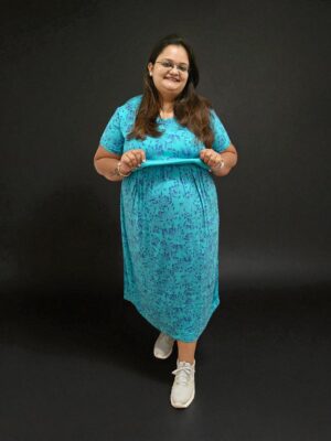 Maternity Comfy Wear - Blue Florals