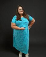 Maternity Comfy Wear - Blue Florals