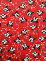 Playscott Unisex Kids Night Suit(Half Sleeve) - Red Mickeys