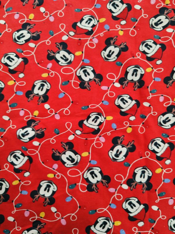 Playscott Unisex Kids Night Suit(Half Sleeve) - Red Mickeys