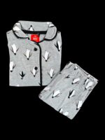 Playscott Unisex Kids Night Suit(Half Sleeve) - Penguins