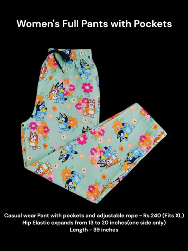 Women's Full Pant with Pockets (XL Size) - 15