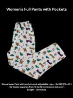 Women's Full Pant with Pockets (XL Size) - 03